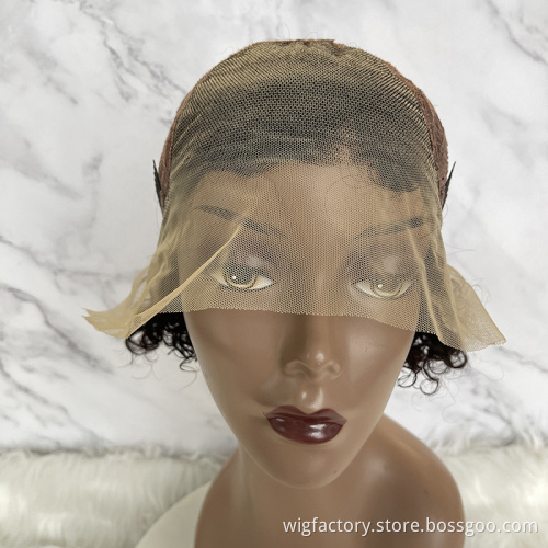 Wholesale short pixie cut human hair wig, wigs short blond pixie human hair, perruque pixie cut wig human hair for black women